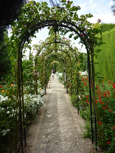 Archways through the garden